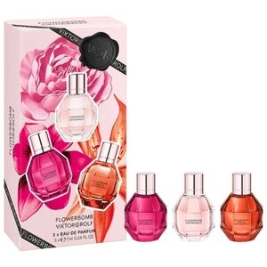 Viktor & Rolf Flowerbomb Mini Trio Set - Brand New In Box